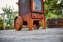Load image into Gallery viewer, RB73 Bijuga with wheels | Corten Steel Outdoor Stove
