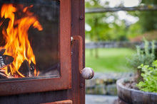 Load image into Gallery viewer, RB73 Bijuga with wheels | Corten Steel Outdoor Stove