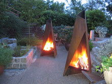 Load image into Gallery viewer, HETA Tipi Outdoor Fire Medium | Outdoor Modern Stove
