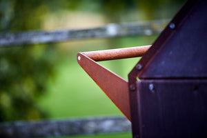 RB73 Bijuga with wheels | Corten Steel Outdoor Stove