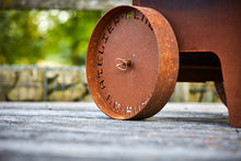 Load image into Gallery viewer, RB73 Bijuga with wheels | Corten Steel Outdoor Stove
